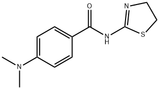Benzamide, N-(4,5-dihydro-2-thiazolyl)-4-(dimethylamino)- (9CI) Structure