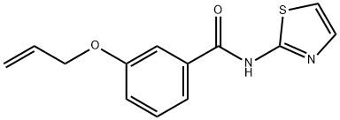 Benzamide, 3-(2-propenyloxy)-N-2-thiazolyl- (9CI) Structure