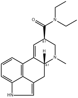 Lysergic acid diethylamide Structure