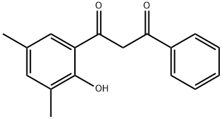 1-(2-HYDROXY-3,5-DIMETHYLPHENYL)-3-PHENYLPROPANE-1,3-DIONE Structure