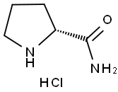 H-D-PRO-NH2 HCL Structure