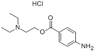 Procaine hydrochloride Structure