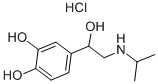 Isoprenaline hydrochloride  Structure