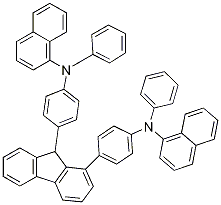 9-bis[4-(N-naphthalen-1-yl-N-phenylamino)-phenyl]-9H-fluorene Structure