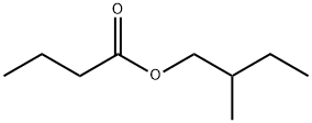 2-methylbutyl butyrate Structure