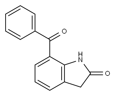 7-BENZOYL-1,3-DIHYDRO-INDOL-2-ONE Structure