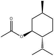 (1S)-(+)-MENTHYL ACETATE Structure