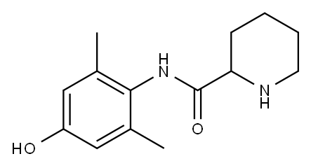 4-Hydroxy-N-desbutyl Bupivacaine Structure
