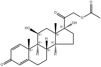 Prednisolone-21-acetate  Structure