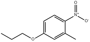 Benzene, 2-methyl-1-nitro-4-propoxy- Structure