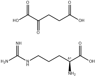 L-Arginine 2-oxopentanedioate Structure
