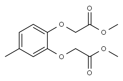 4-Methylcatecholdimethylacetate  Structure