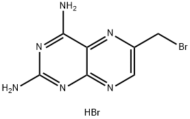 6-(Bromomethyl)-2,4-pteridinediamine hydrobromide Structure