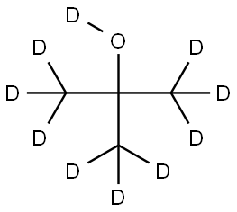 TERT-BUTANOL-D10 Structure