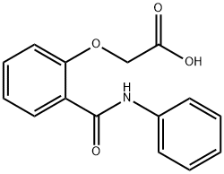 Acetic acid, (2-((phenylamino)carbonyl)phenoxy)- Structure