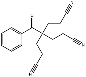 4-Benzoyl-4-(2-cyanoethyl)heptanedinitrile Structure