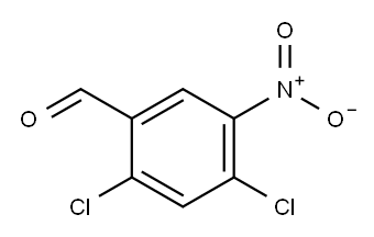2,4-Dichloro-5-nitrobenzalehyde Structure