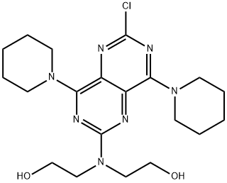 6-Des(diethanolamino)-6-chloro Dipyridamole Structure