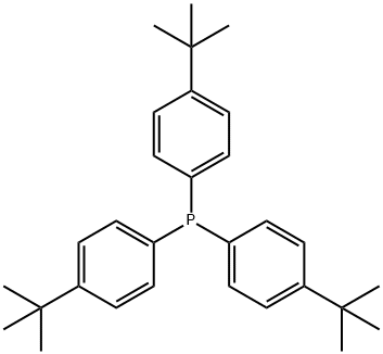 tris(4-tert-butylphenyl)phosphane Structure