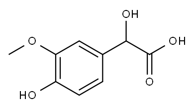 4-Hydroxy-3-methoxymandelic acid Structure