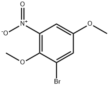 1-bromo-2,5-dimethoxy-3-nitrobenzene Structure