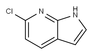 6-CHLORO-1H-PYRROLO[2,3-B]PYRIDINE Structure