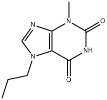 3-Methyl-7-propylxanthine Structure