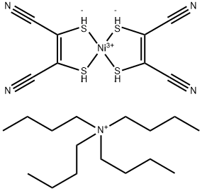 TETRA-N-BUTYLAMMONIUM BIS(MALEONITRILEDITHIOLATO)NICKEL(III) COMPLEX Structure