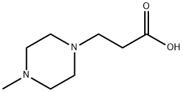 3-(4-methylpiperazin-1-yl)propanoic acid Structure