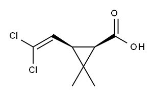 1R-cis-Permethrinic acid Structure