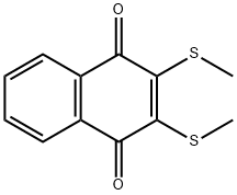 2,3-BIS(METHYLTHIO)-1,4-NAPHTHALENEDIONE Structure