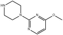 4-METHOXY-2-PIPERAZIN-1-YLPYRIMIDINE Structure