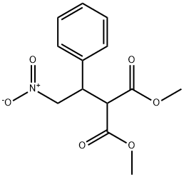 METHYL 2-METHOXYCARBONYL-4-NITRO-3-PHENYLBUTANOATE Structure