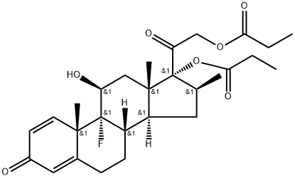 Betamethasone 17,21-dipropionate Structure