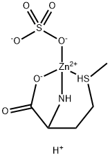 Zinc methionine sulfate Structure