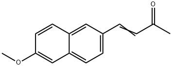 4-(6-Methoxy-2-naphthalenyl)-3-buten-zone Structure