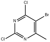 5-Bromo-2,4-dichloro-6-methylpyrimidine Structure