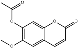 Scopoletin acetate Structure