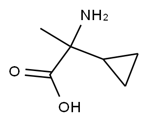2-AMINO-2-CYCLOPROPYLPROPIONIC ACID Structure