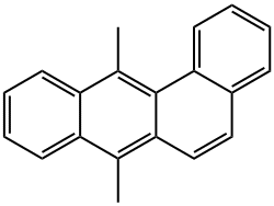 9,10-Dimethyl-1,2-benzanthracene Structure
