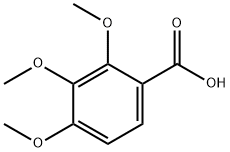 2,3,4-Trimethoxybenzoic acid Structure