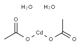 Cadmium acetate dihydrate Structure