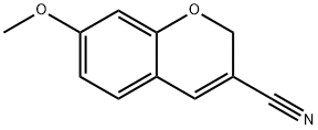 7-METHOXY-2H-CHROMENE-3-CARBONITRILE Structure