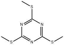 2,4,6-TRIS(METHYLTHIO)-1,3,5-TRIAZINE Structure