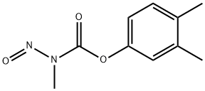 Methylnitrosocarbamic acid 3,4-xylyl ester Structure