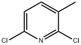 2,6-Dichloro-3-methylpyridine Structure