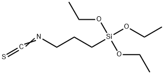 3-isothiocyanatopropyltriethoxysilane Structure