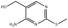 (4-AMINO-2-(METHYLTHIO)PYRIMIDIN-5-YL)METHANOL Structure