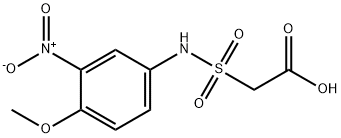 3-NITRO-4-METHOXYANILINOSULFONYL ACETIC ACID Structure