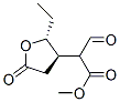 3-Furanaceticacid,2-ethyl-alpha-formyltetrahydro-5-oxo-,methylester,(2R,3R)-(9CI) Structure